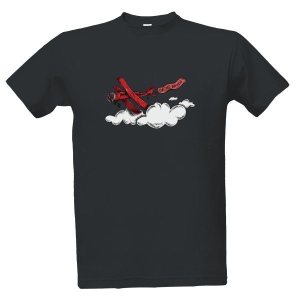 Tričko s potiskem Airplane